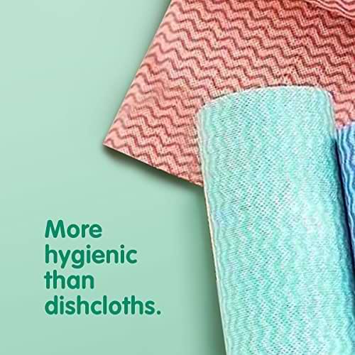 Origami 2-Ply Reusable Kitchen Towels | High Absorbent & Washable (160 Sheets)