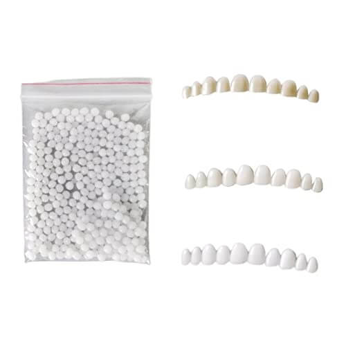 CALANDIS® Moldable Teeth Veneers with Adhesive Fitting Beads – Temporary False Teeth Kit