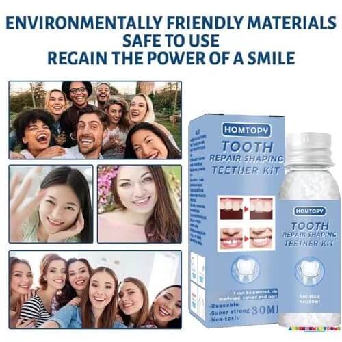 Temporary Tooth Repair Kit – Moldable Teeth Gap & Broken Tooth Fix