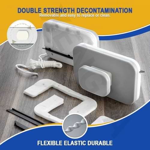 Magnetic Double-Sided Window Cleaner | Strong Magnet Glass Wiper for High-Rise & Home
