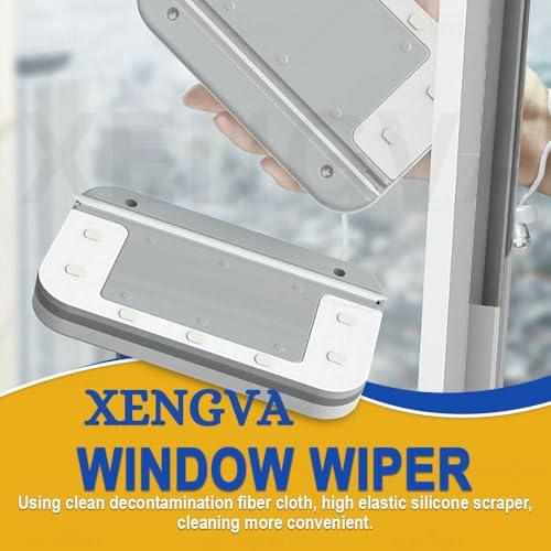 Magnetic Double-Sided Window Cleaner | Strong Magnet Glass Wiper for High-Rise & Home