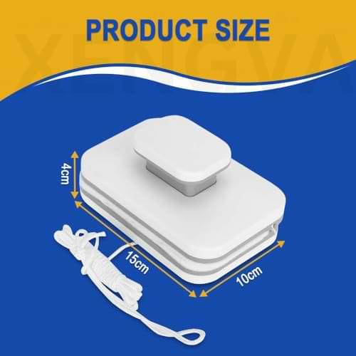 Magnetic Double-Sided Window Cleaner | Strong Magnet Glass Wiper for High-Rise & Home